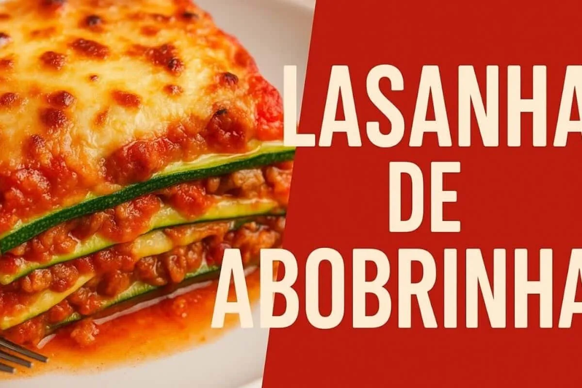 A melhor lasanha de abobrinha para uma opção leve e delicios