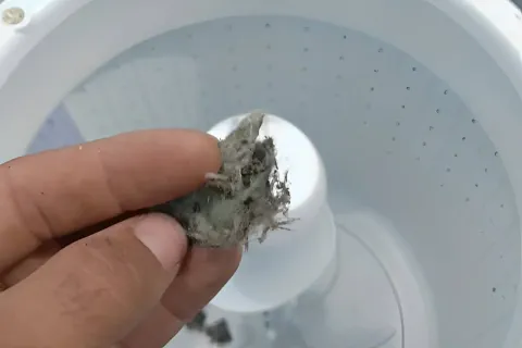 Acabe com os fiapos de roupa da sua máquina de lavar com um 