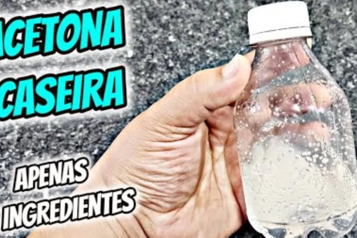 Acetona caseira: depois que aprendi parei de gastar no merca