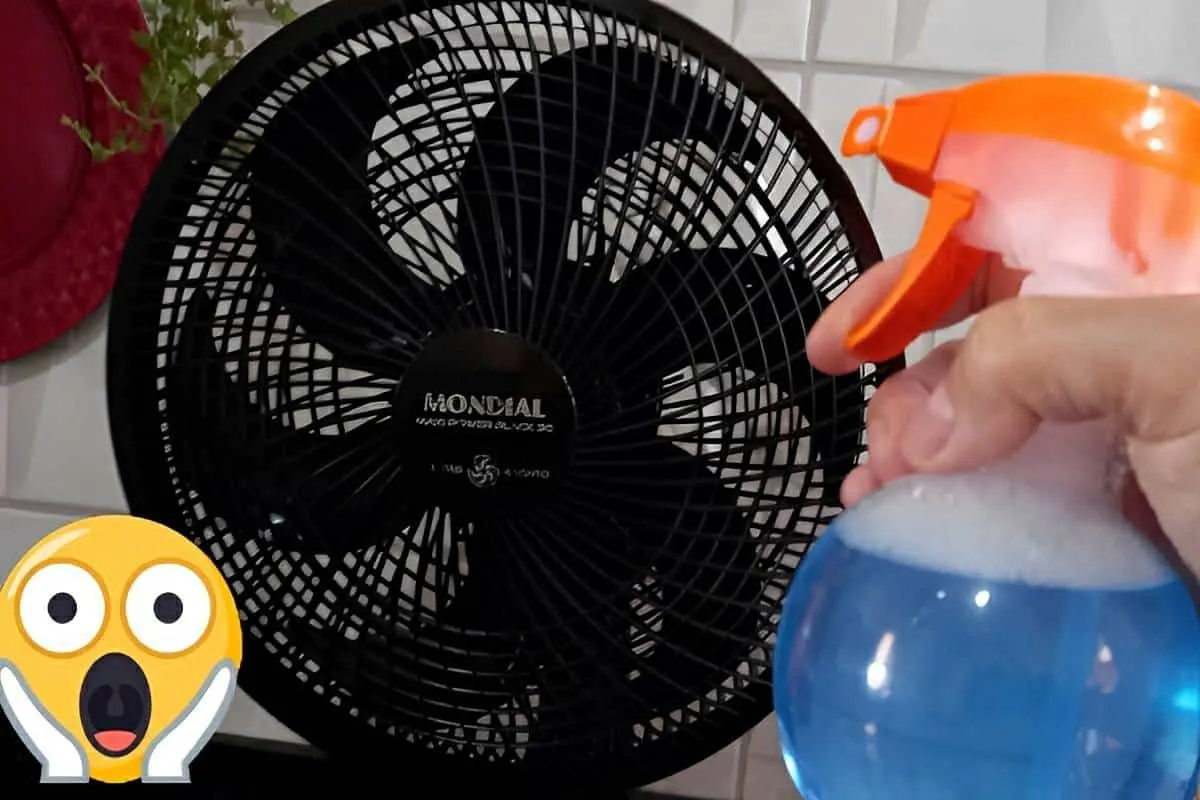 Agora só limpo ventilador assim fica limpo higienizado e até
