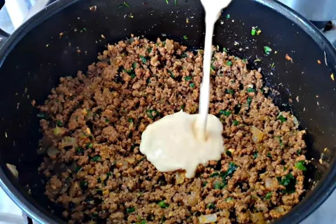 Almoço com carne moída muito simples econômico e fácil de pr