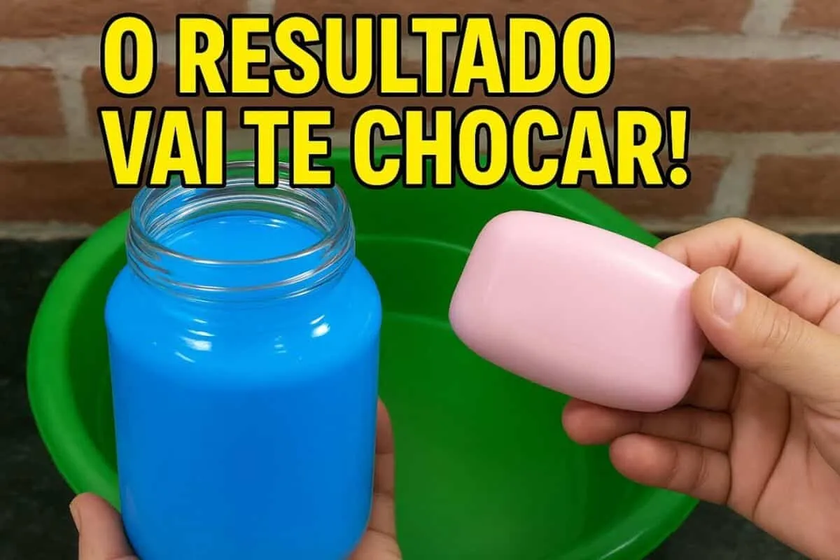Amaciante caseiro feito com sabonete que deixa as roupas mac