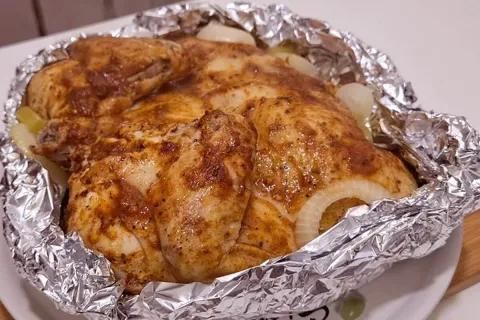 Aprenda o segredo do frango assado de restaurante para você 