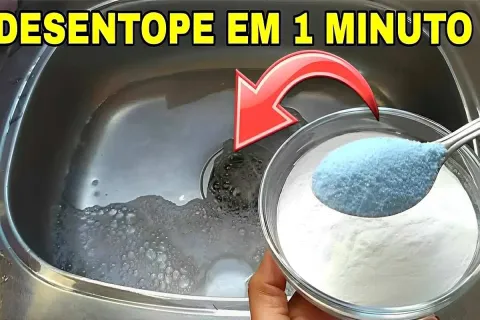 Aprendi como desentupir pias em 1 minuto usando apenas 2 ing