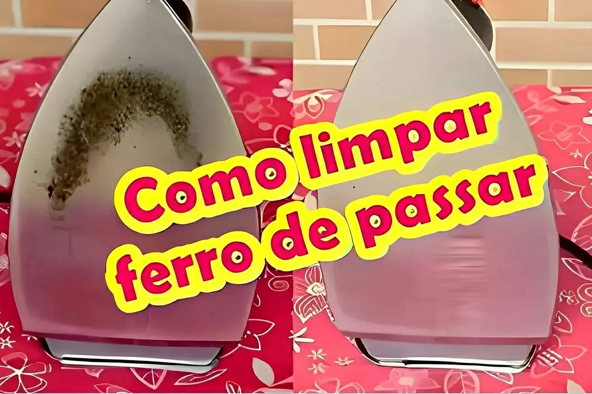 Aprendi como limpar ferro de passar e deixá-lo novinho usand