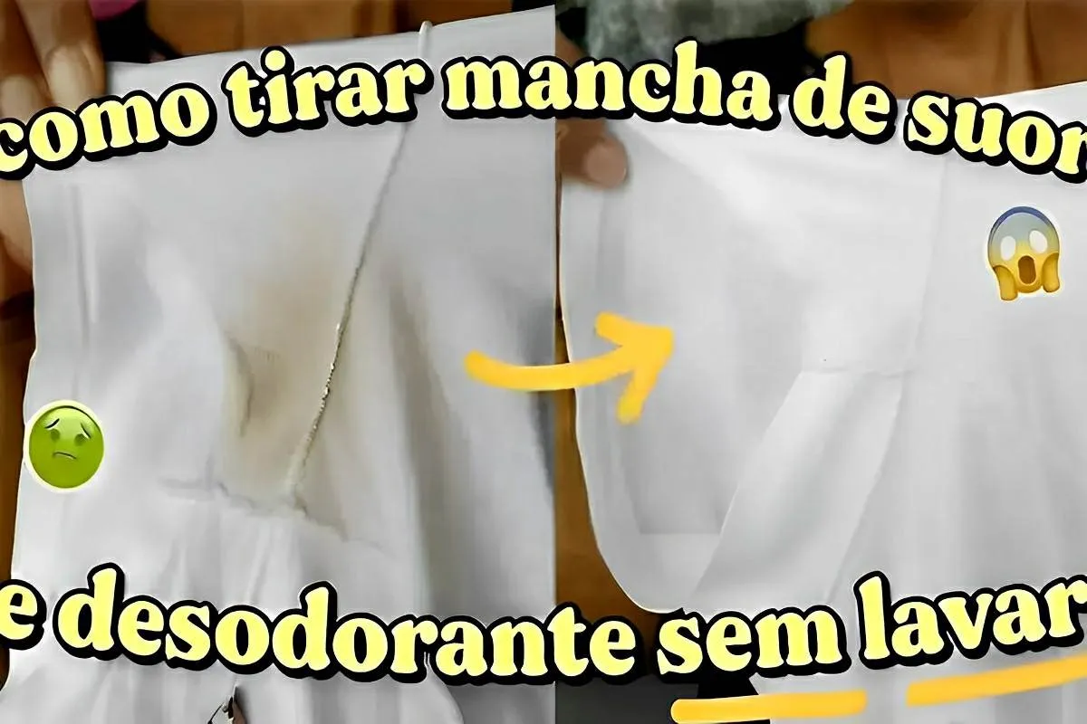 Aprendi como tirar manchas de desodorante das roupas rapidam