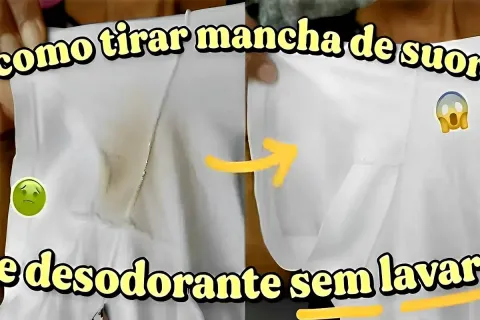 Aprendi como tirar manchas de desodorante das roupas rapidam