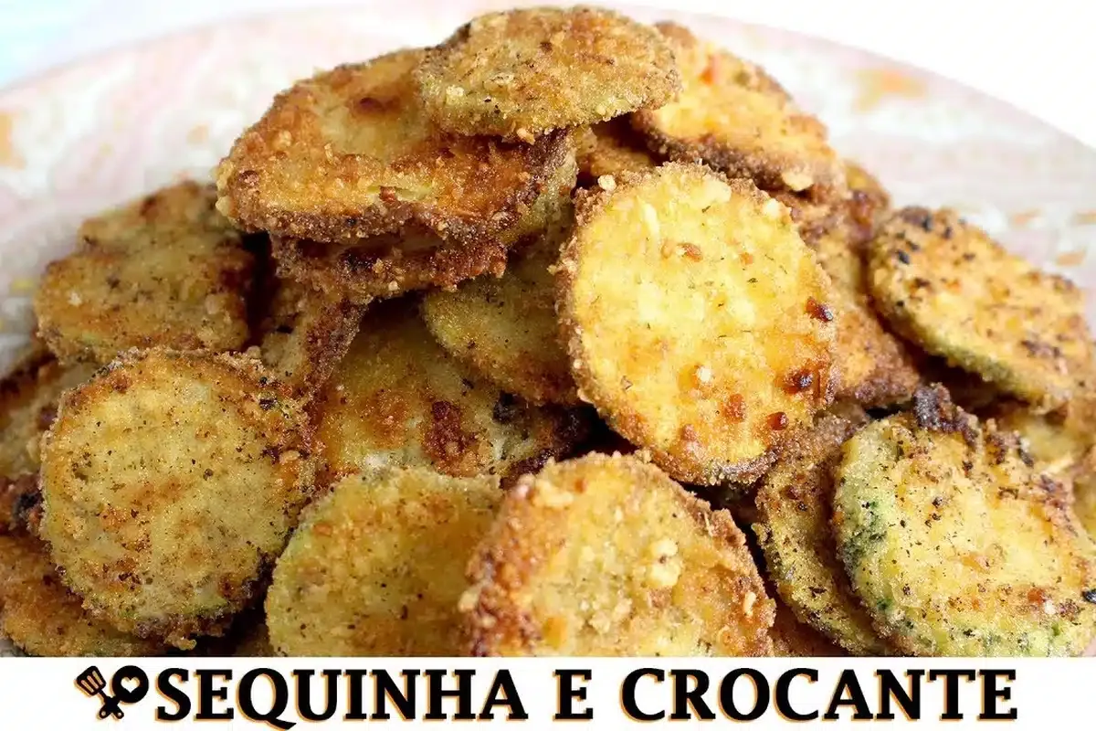 Aprendi o segredo do restaurante para fazer abobrinha empana