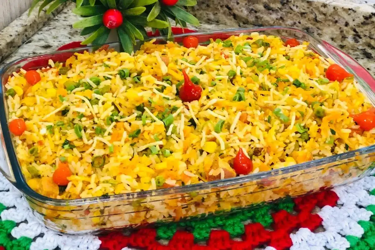 Arroz crocante bem temperado e soltinho que não pode faltar