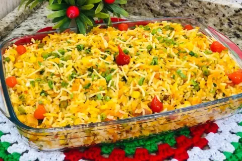 Arroz crocante bem temperado e soltinho que não pode faltar 