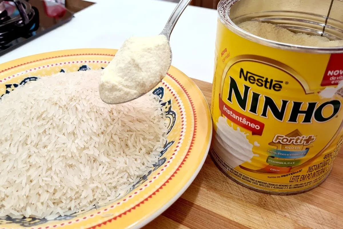 Arroz doce com leite Ninho especial, super  cremoso e fácil,