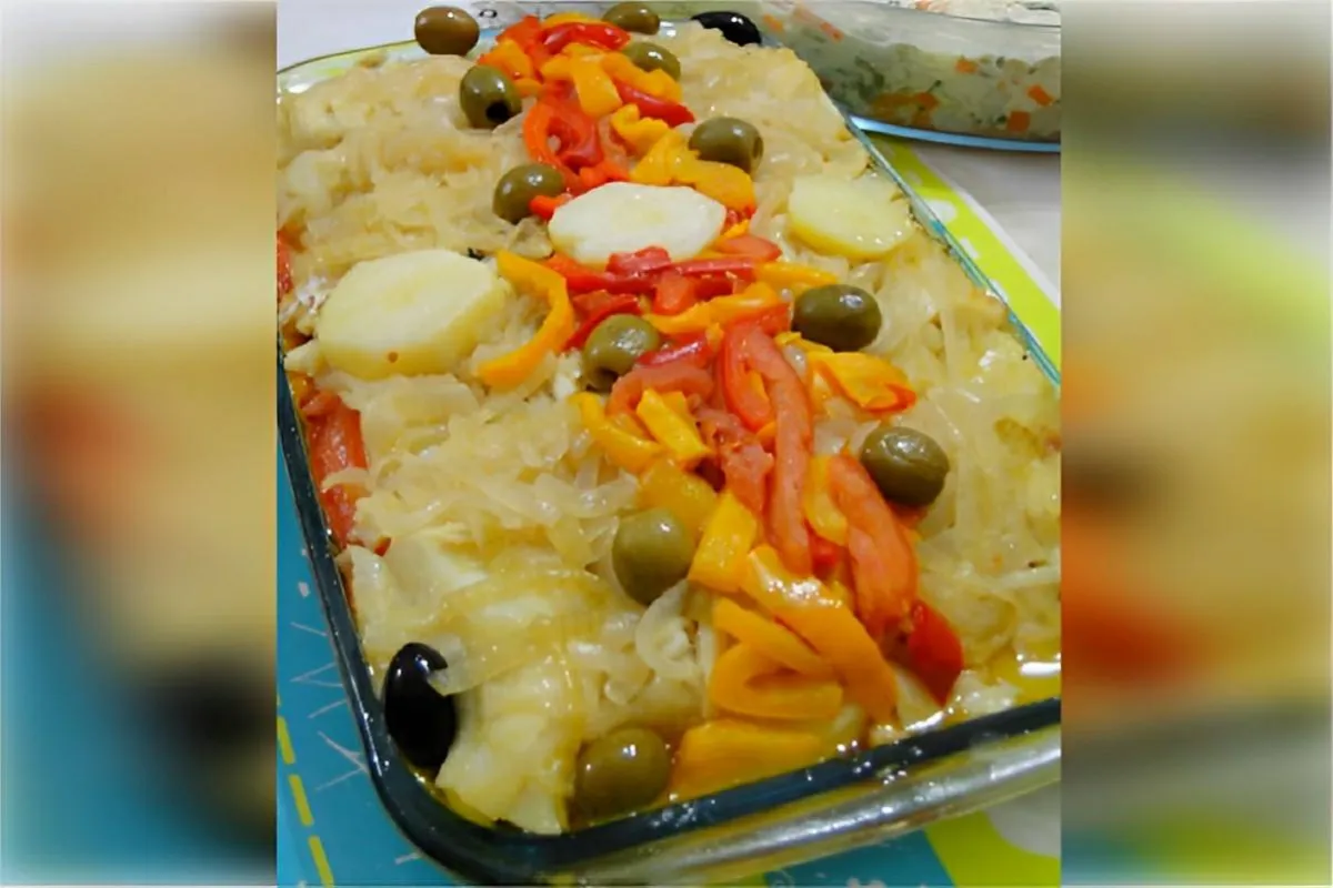 Bacalhau ao forno receita portuguesa tradicional da minha fa