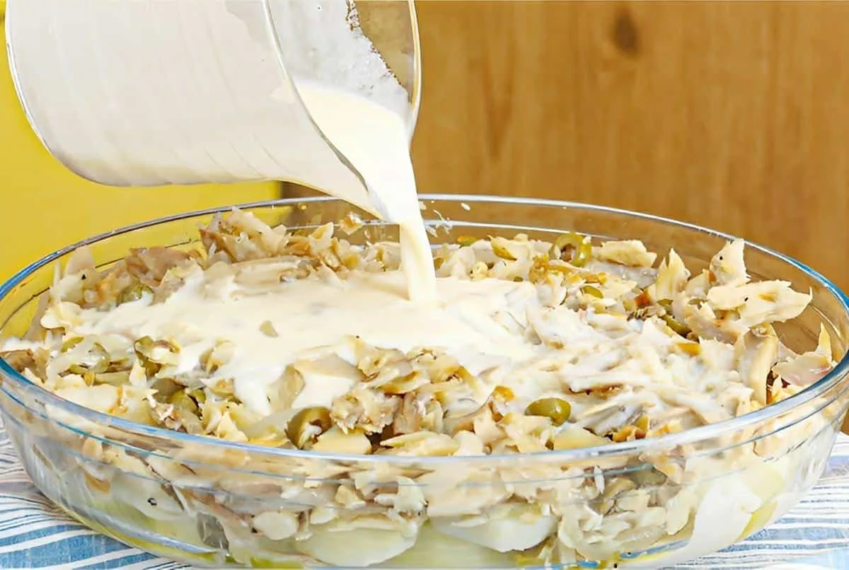 Bacalhau com molho branco uma receita requintada e perfeita