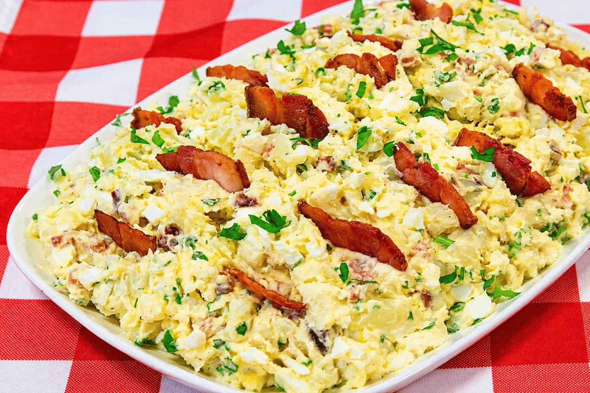 Baconese com ovos e bacon super cremosa, para acompanhar bat