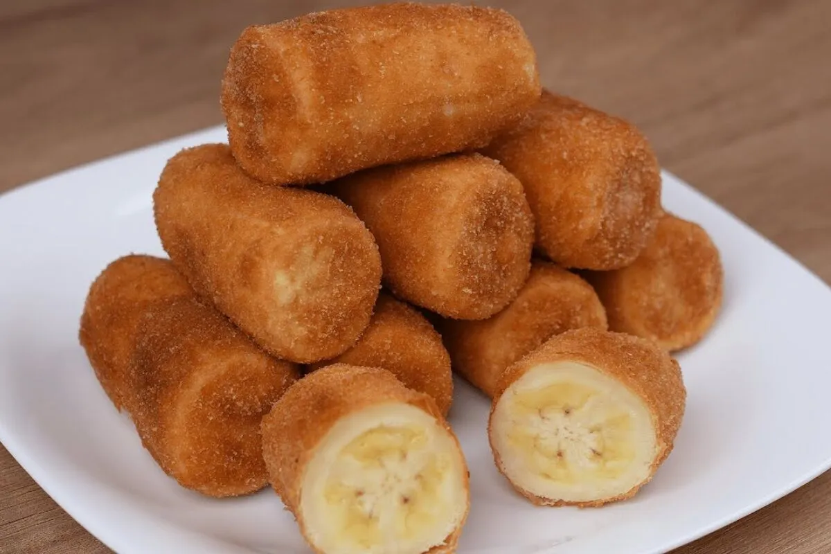 Banana frita sequinha e que não desmancha: igual de restaura