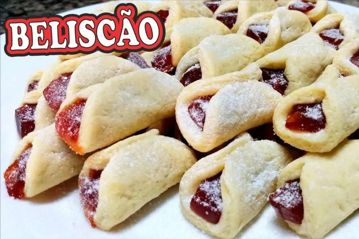 Beliscão de goiabada um biscoitinho que desmancha na boca im