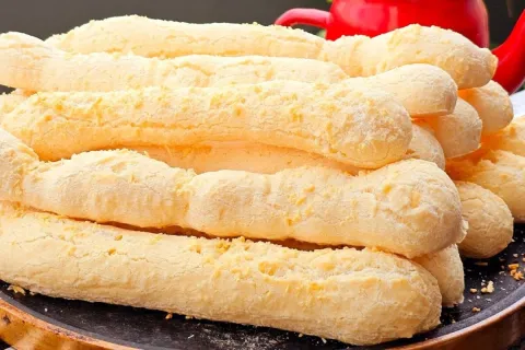 Biscoito de polvilho assado (Peta): biscoito de polvilho ass