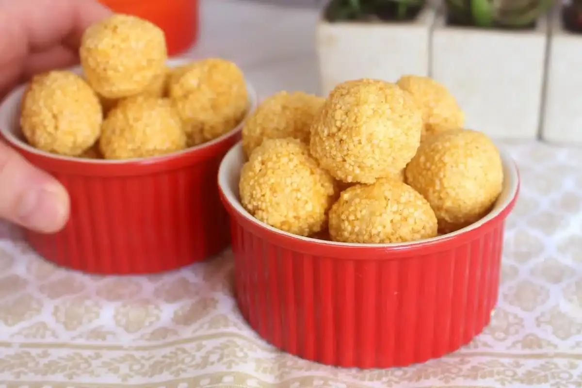 Bolinhas de tapioca feitas na air fryer que você vai amar e