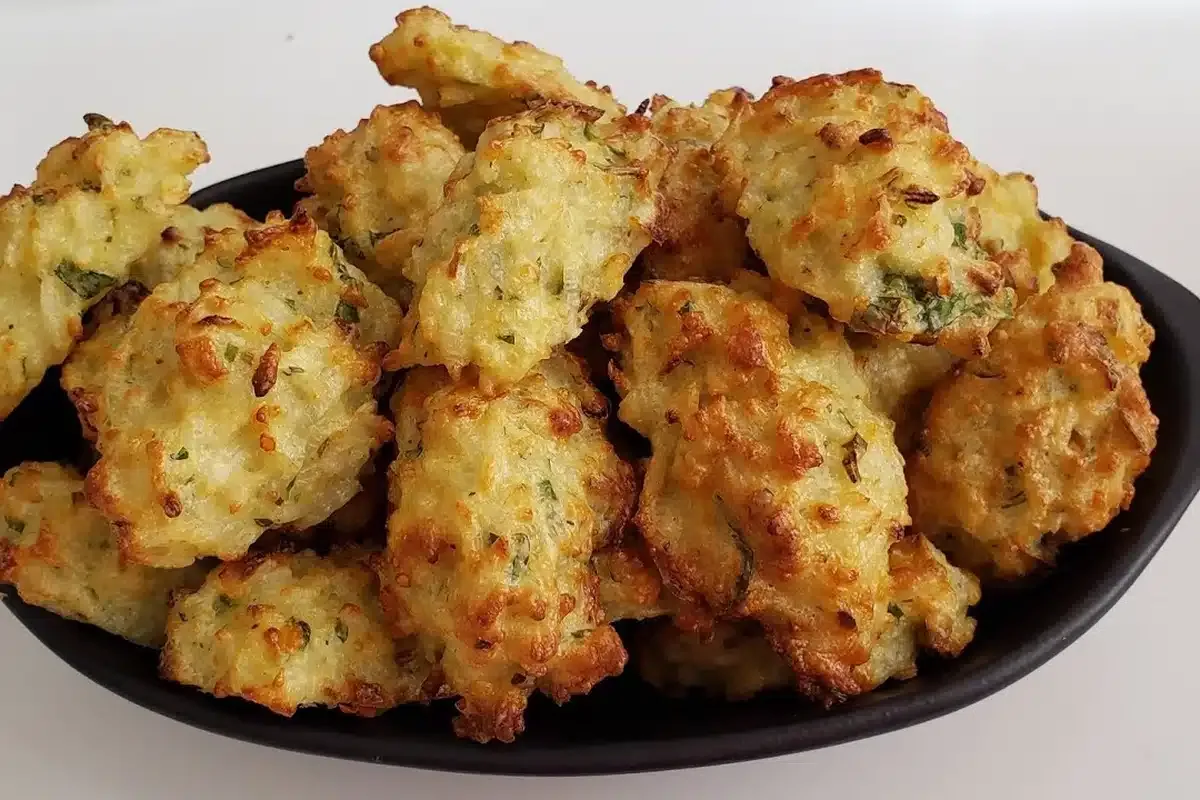 Bolinho de arroz na air fryer: mais leve e sequinho do que o