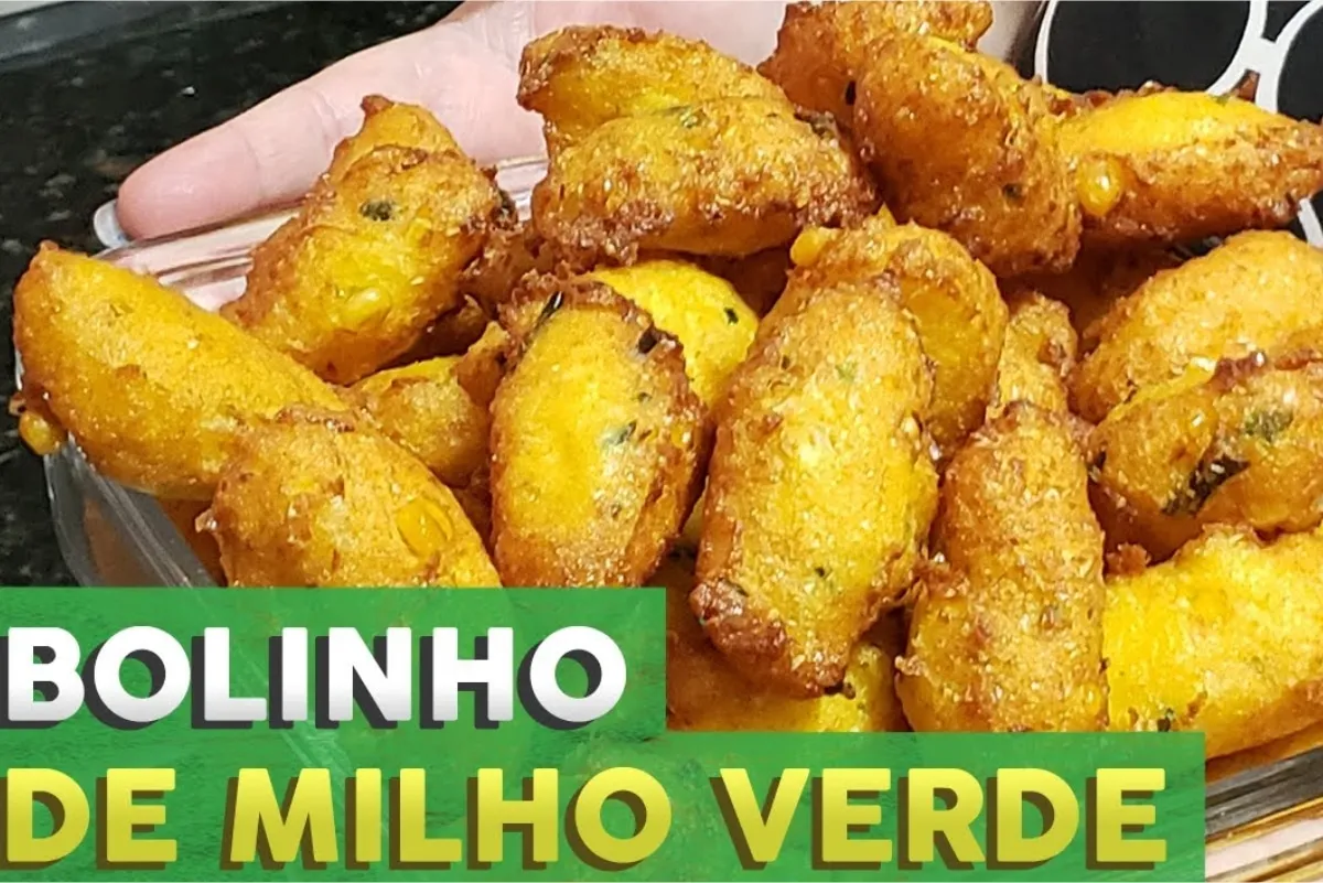 Bolinho de milho frito caipira: fazendo desse jeito ele não