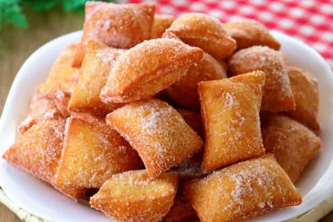Bolinho sapo de vento, muito tradicional e econômico, para v