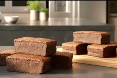 Bolo cremoso de chocolate, que fica úmido, brilhoso e com um