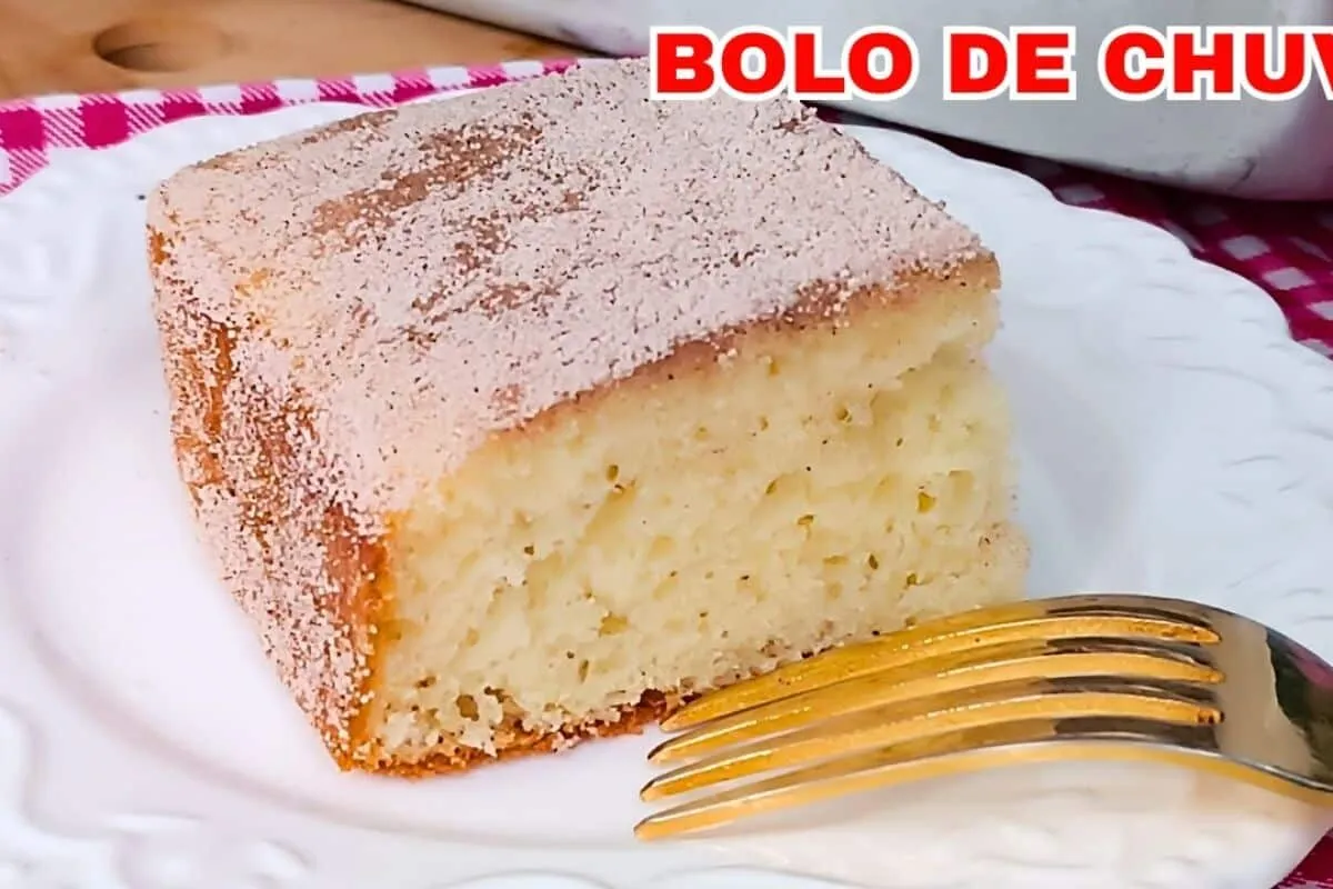 Bolo de chuva assado: o verdadeiro sabor da infância, perfei