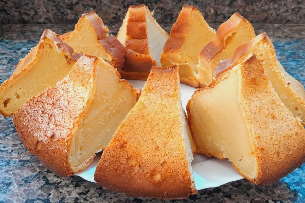 Bolo de leite simples e muito rápido de fazer no liquidifica