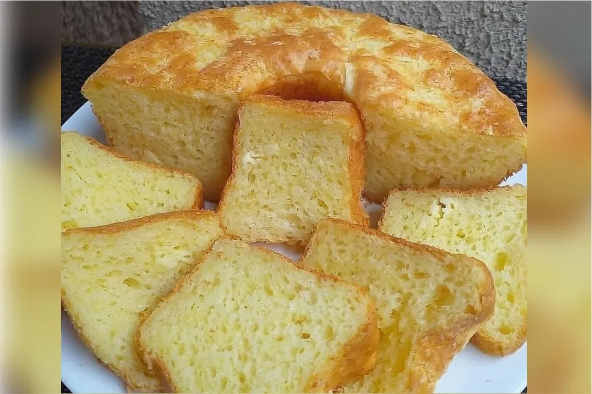 Bolo pão de queijo com massa mineira da fazenda fácil e deli