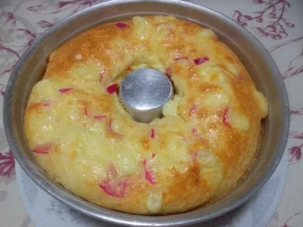 Bolo Pão de Queijo Recheado