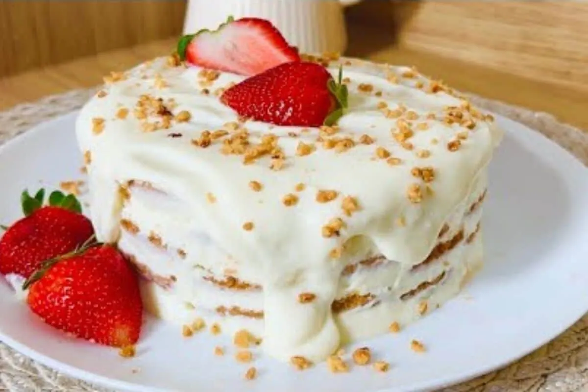 Bolo pavê de Natal: bolo pavê sem forno e sem fogão, sobreme