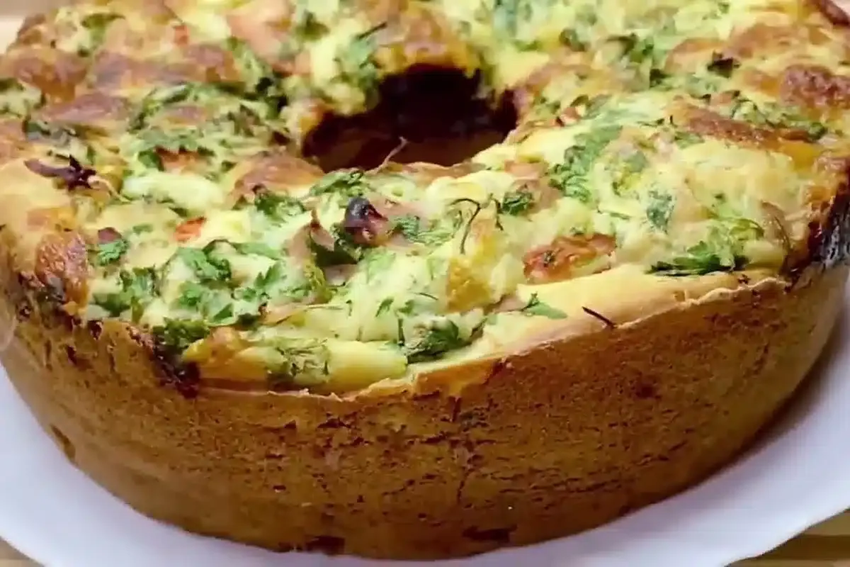 Bolo salgado fácil e delicioso com aquele cheirinho maravilh