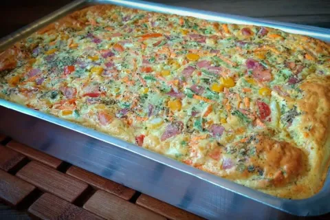 Bolo salgado sem trigo prático e saboroso feito com poucos i