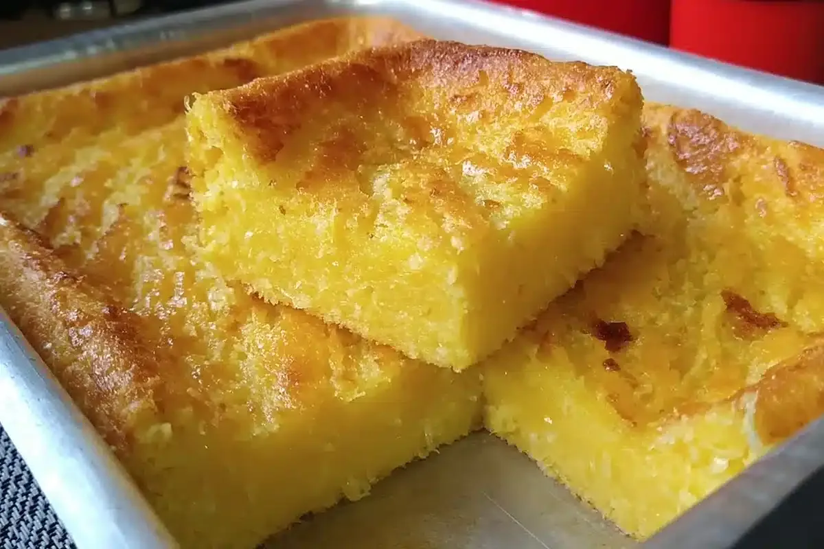Bolo sem farinha de trigo, sem fubá e sem ovos, fácil e deli