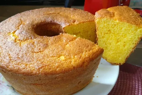 Bolo sem farinha de trigo, uma delícia de liquidificador par