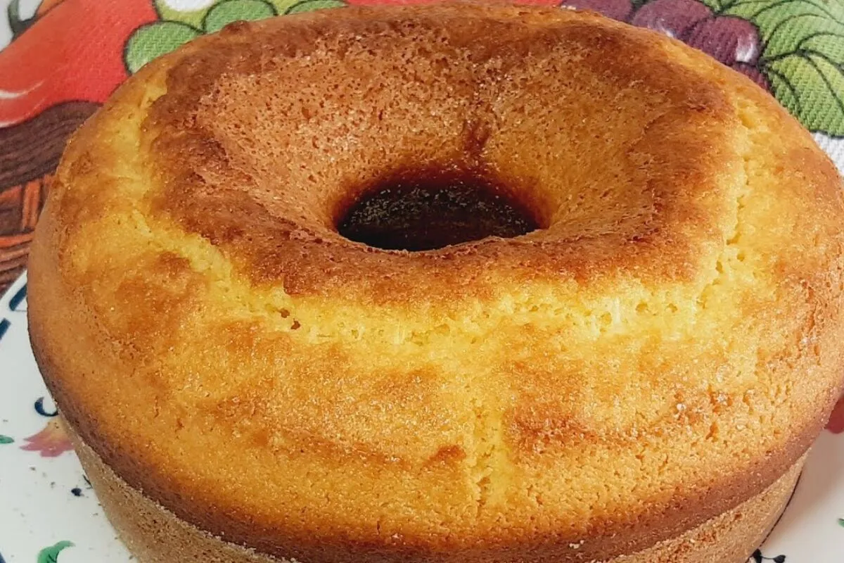 Bolo sem trigo e sem glúten extremamente fofinho e saboroso,
