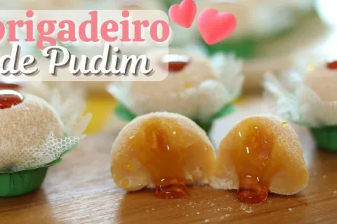 Brigadeiro de pudim, uma receita maravilhosa com caldinha, p