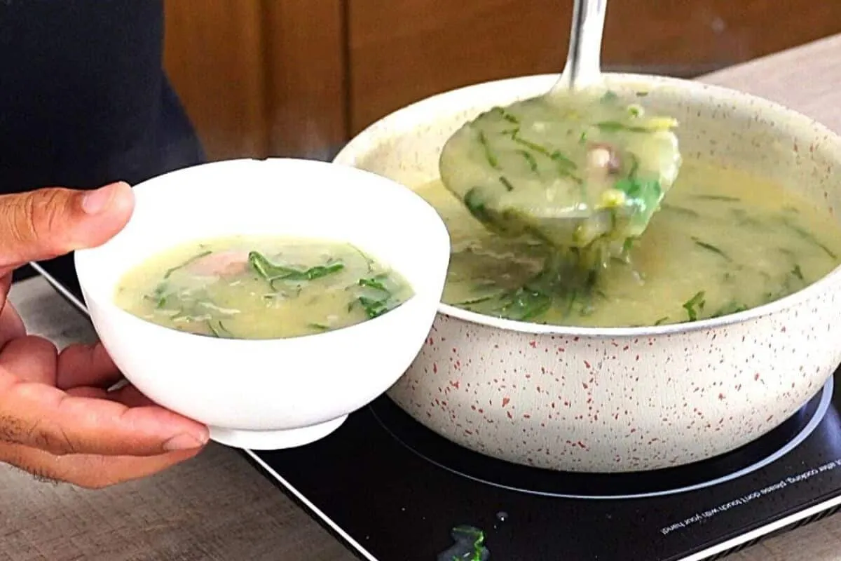 Caldo verde, uma receita deliciosa que rende muito e é perfe