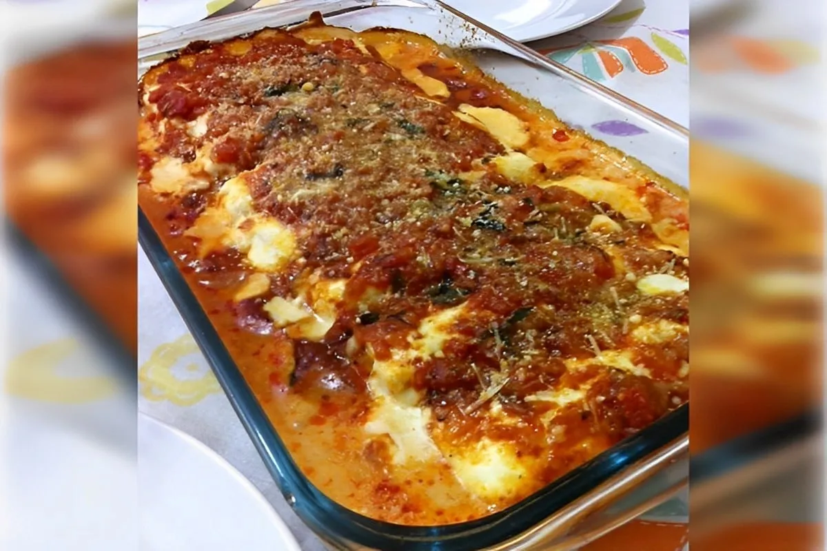 Canelone recheado uma receita prática e deliciosa para fazer