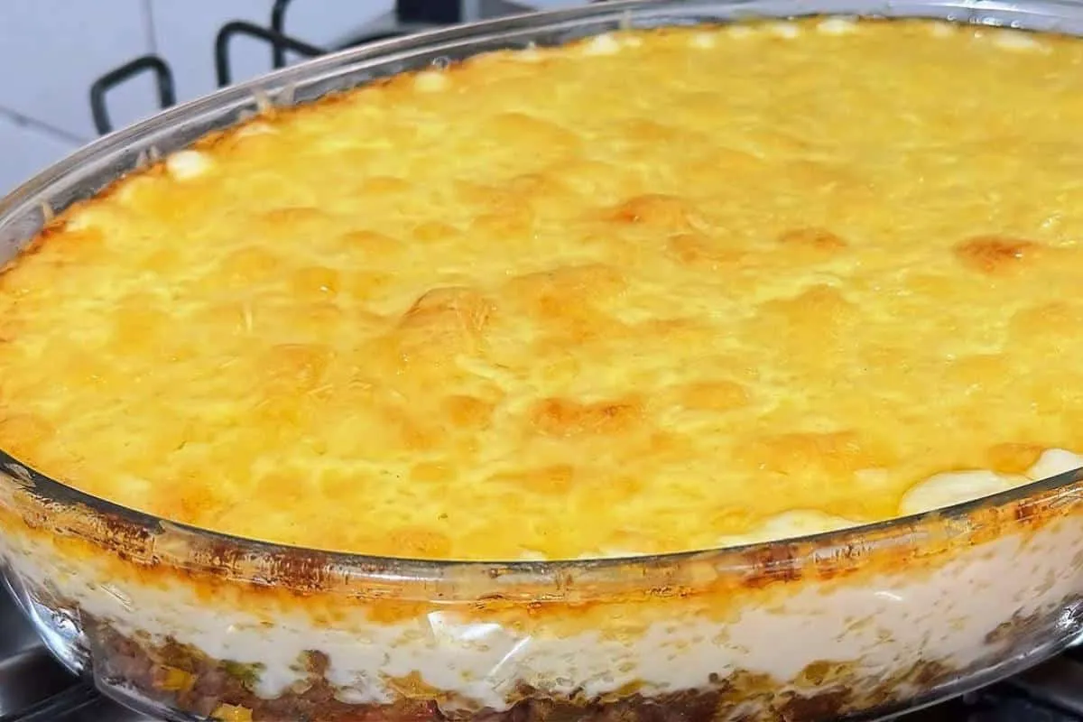 Cardápio de domingo: carne moída gratinada deliciosa e econô