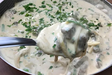 Carne com creme de batata uma delícia para variar o cardápio