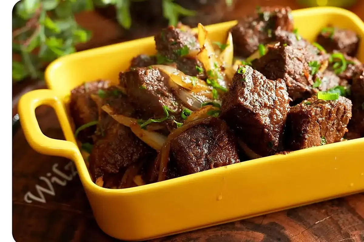 Carne de panela sem molho incrivelmente suculenta, douradinh