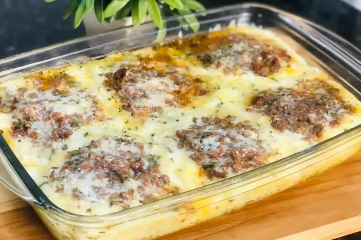 Carne moída com batata feita de um jeito diferente, bem temp