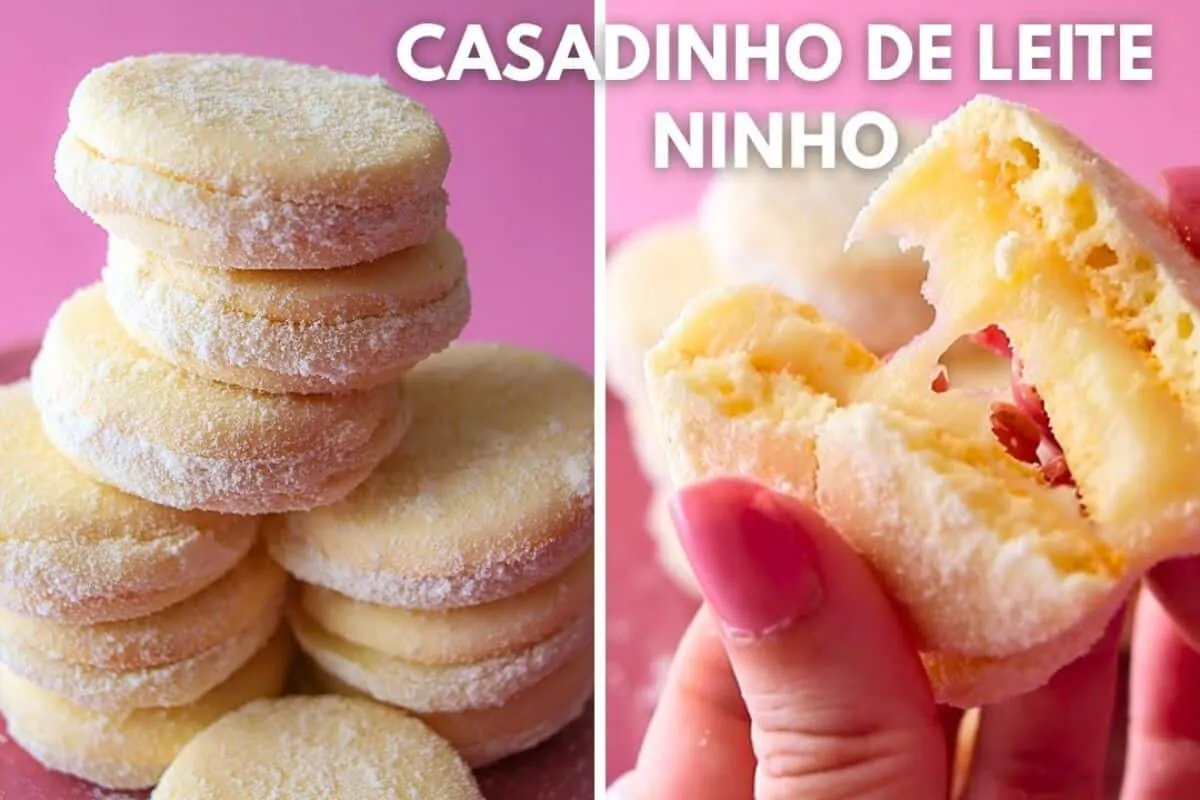 Casadinho de Leite Ninho trufado: a receita de casadinho que