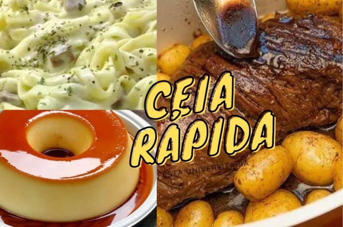 Ceia completa de natal: o prato principal, acompanhamento e