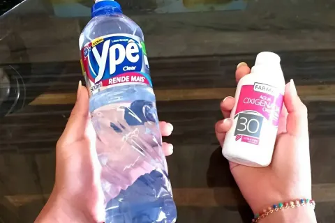 Clareador limpa tudo super eficiente para deixar a roupa e o