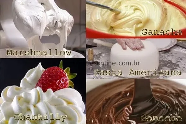 Cobertura Para Bolo: Marshmallow, Chantilly, Pasta Americana