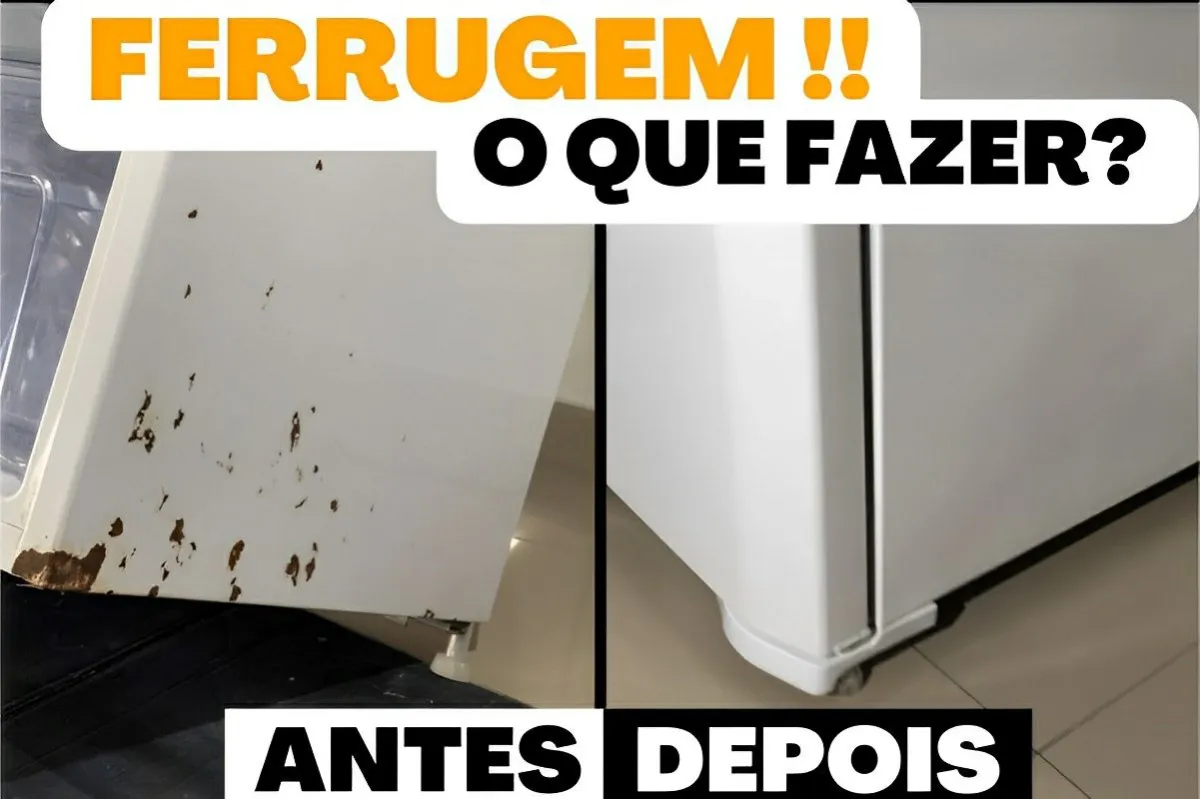 Como consertar ferrugem na geladeira gastando muito pouco