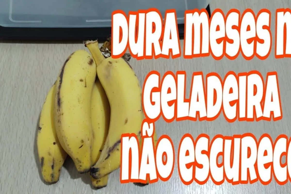 Como conservar banana madura na geladeira por mais tempo sem