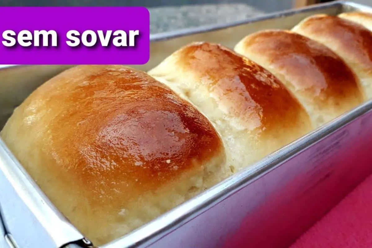 Como fazer pão caseiro sem sovar para servir no café da manh
